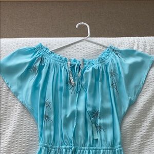 Beth and Tracie Calypso Palms Maxi Dress